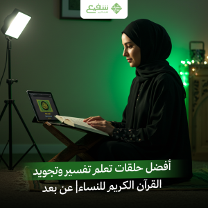 تعلم تفسير وتجويد القرآن الكريم للنساء
