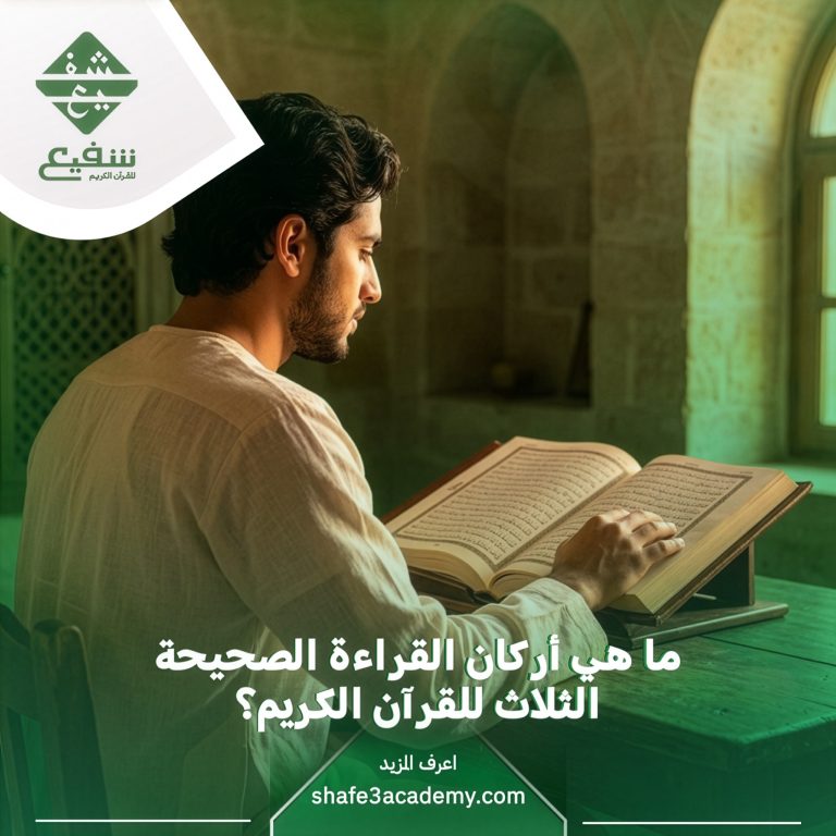 أركان القراءة الصحيحة الثلاث للقرآن الكريم