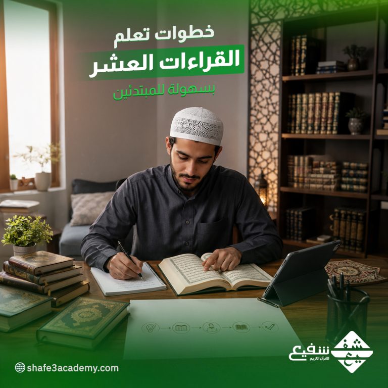 خطوات تعلم القراءات العشر