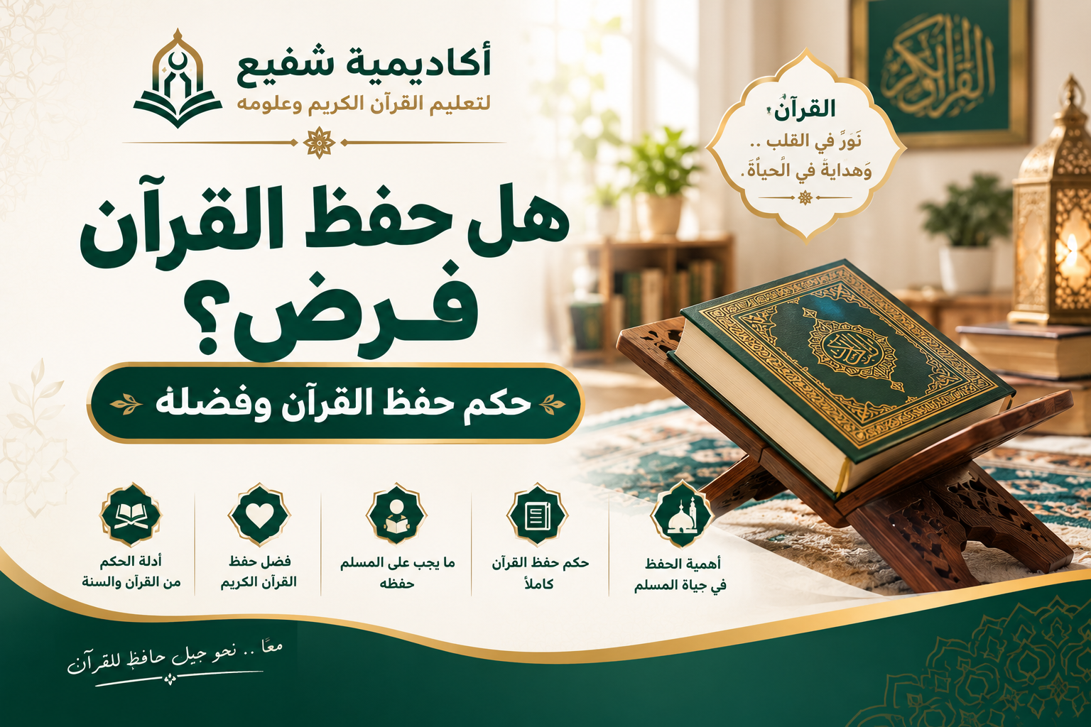 هل حفظ القرآن فرض