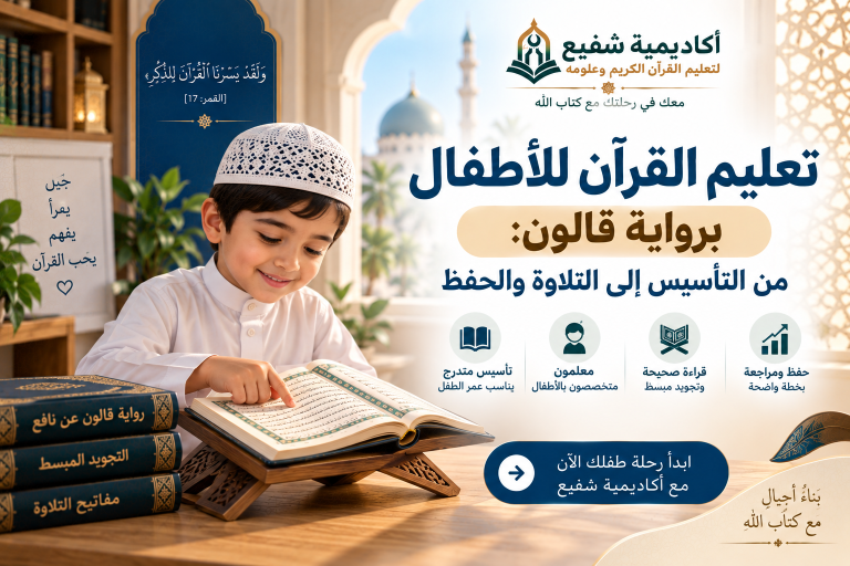 تعليم القرآن للأطفال برواية قالون