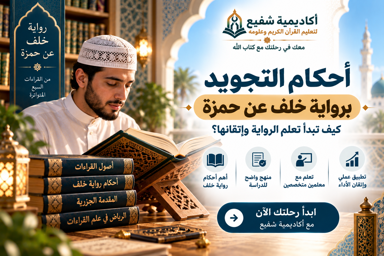 أحكام التجويد برواية خلف عن حمزة