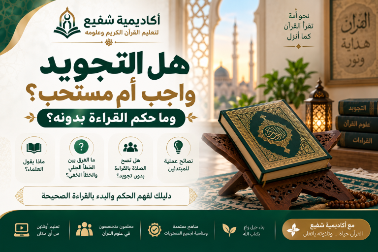 هل التجويد واجب أم مستحب
