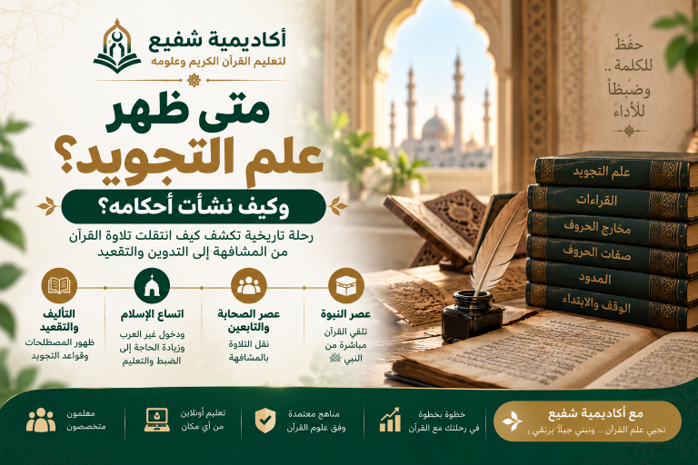 متى ظهر علم التجويد