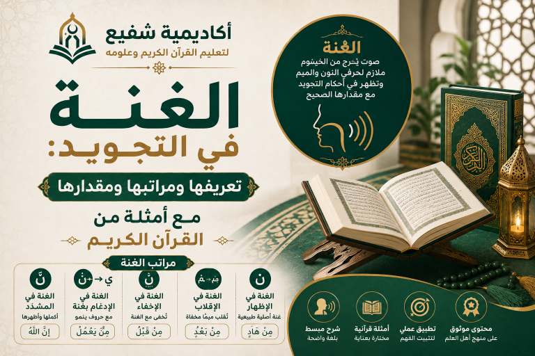الغنة في التجويد
