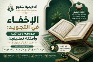 الإخفاء في التجويد