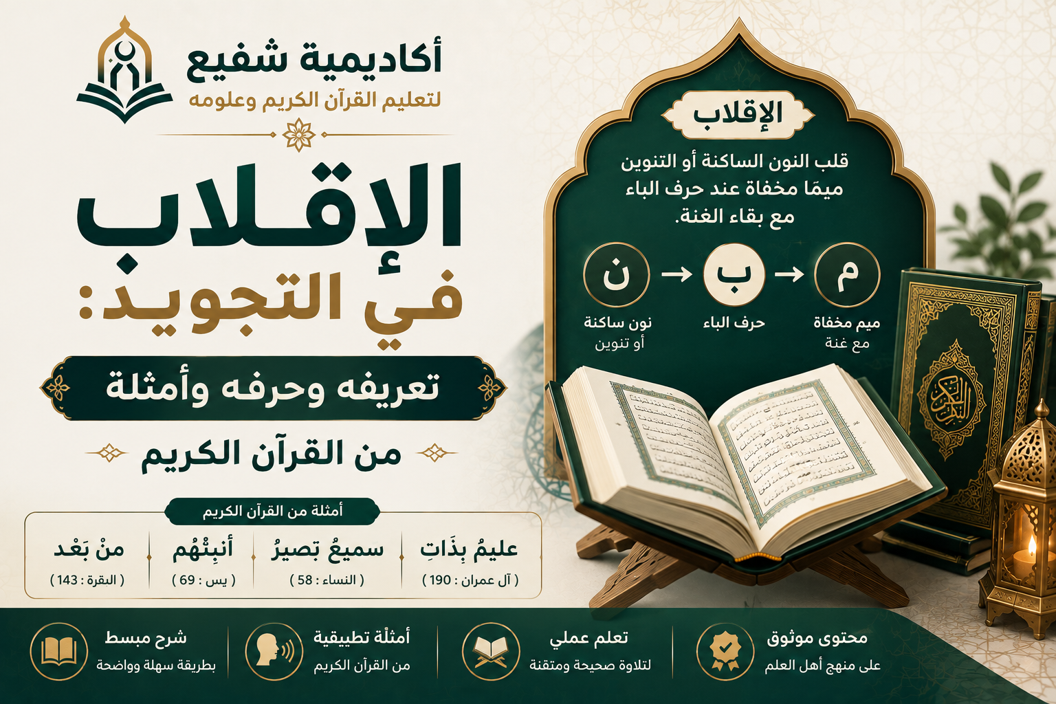 الإقلاب في التجويد