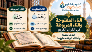التاء المفتوحة والتاء المربوطة