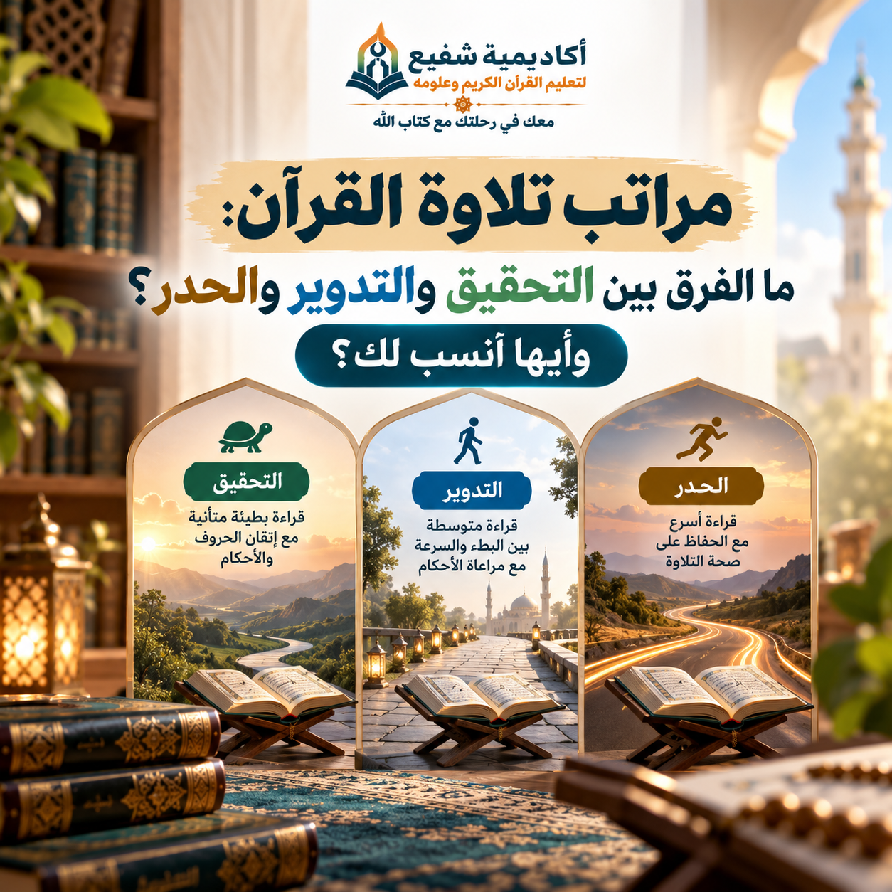 الفرق بين التحقيق والتدوير والحدر
