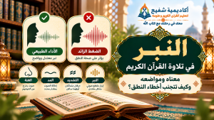 النبر في تلاوة القرآن الكريم