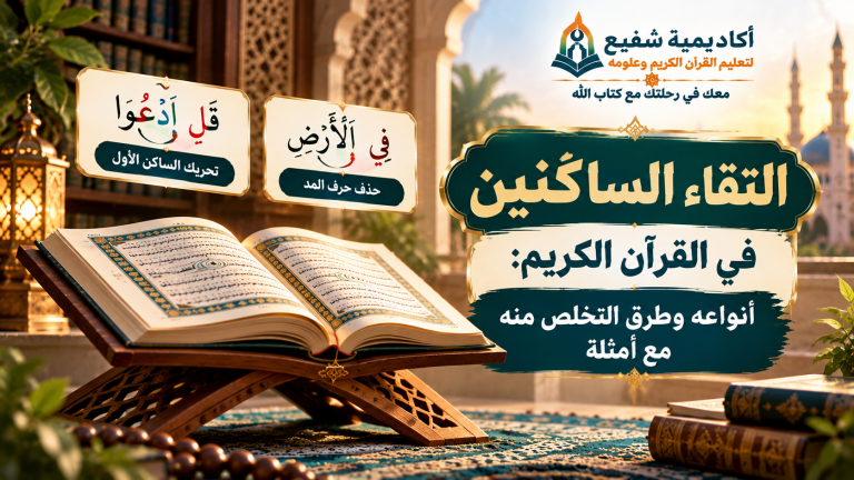 التقاء الساكنين في القرآن الكريم