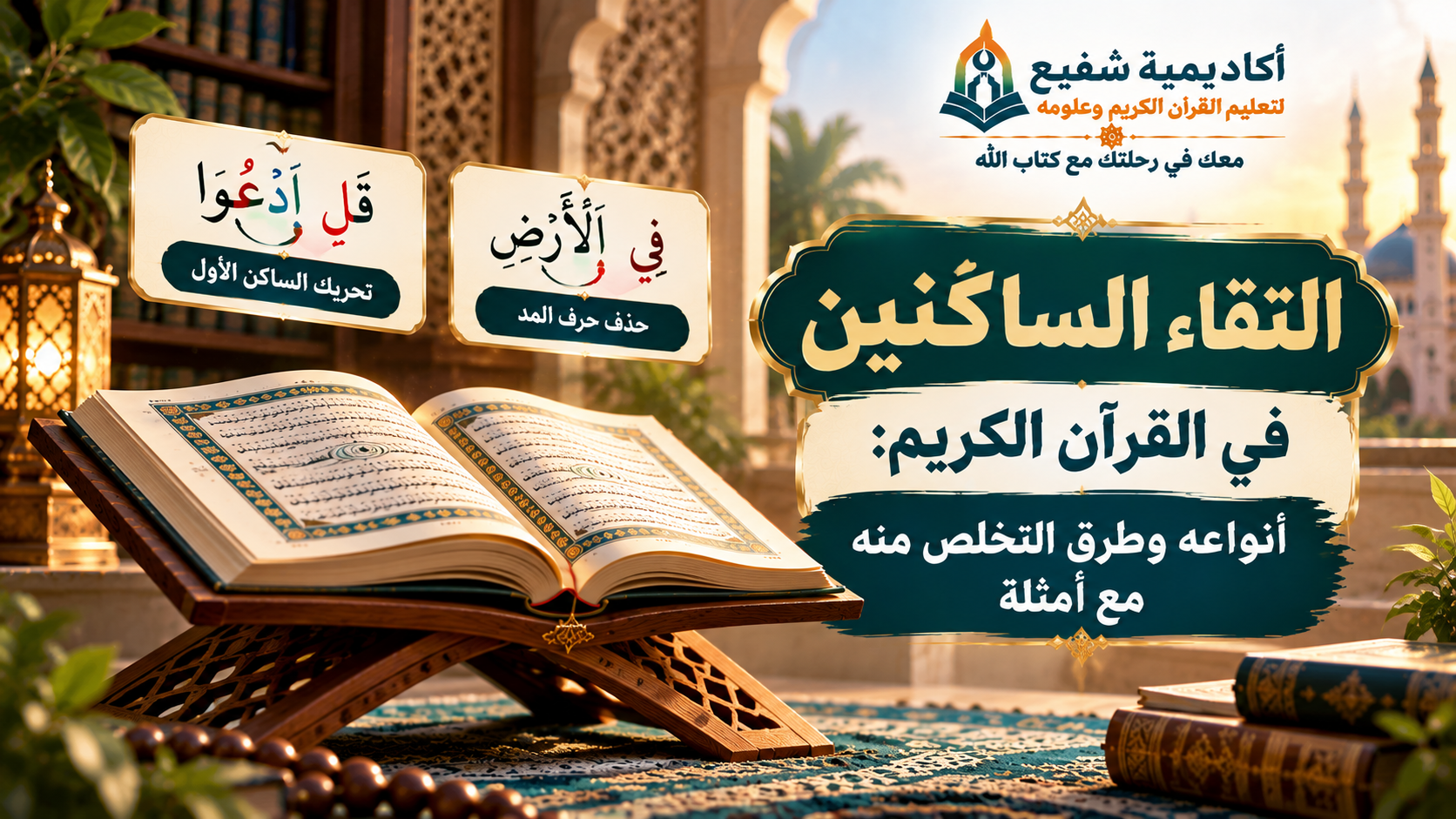التقاء الساكنين في القرآن الكريم