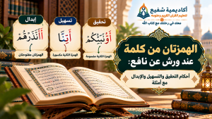 الهمزتان من كلمة عند ورش عن نافع
